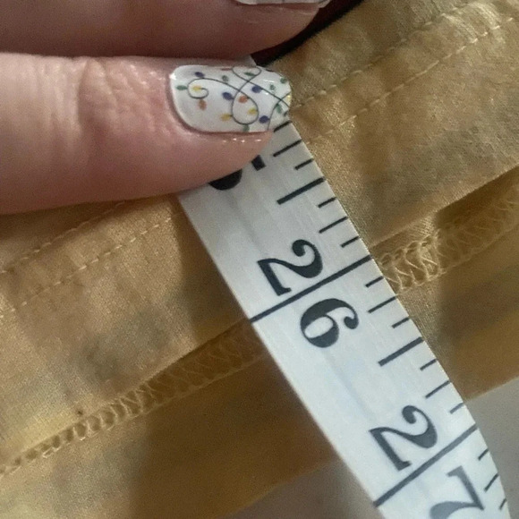 Peter Millar Double Mercerized Cotton Golf Polo Striped Shirt Medium Yellow - Picture 6 of 7